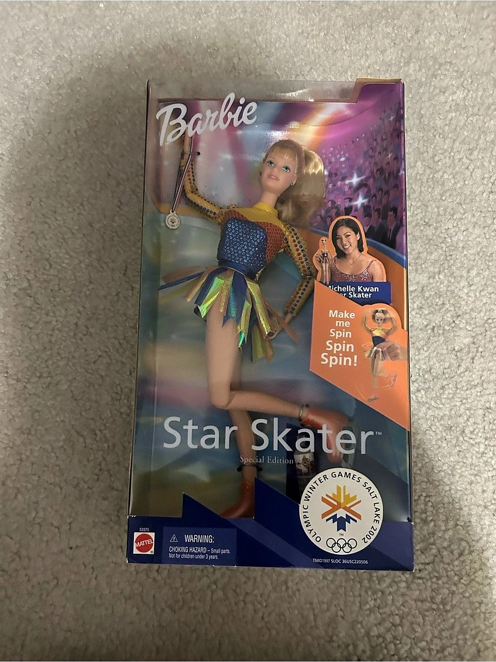 2002 Olympics Star Skater Barbie